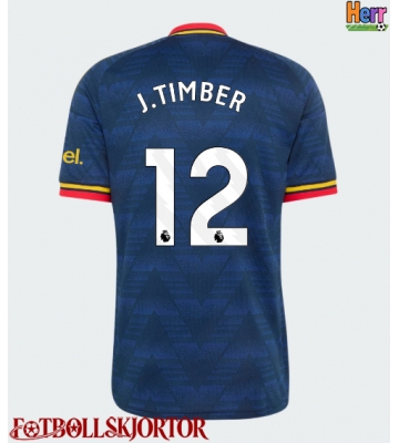 Arsenal Jurrien Timber #12 Bortatröja 2026-27 Kortärmad
